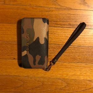 Michael Kors Camo Wristlet